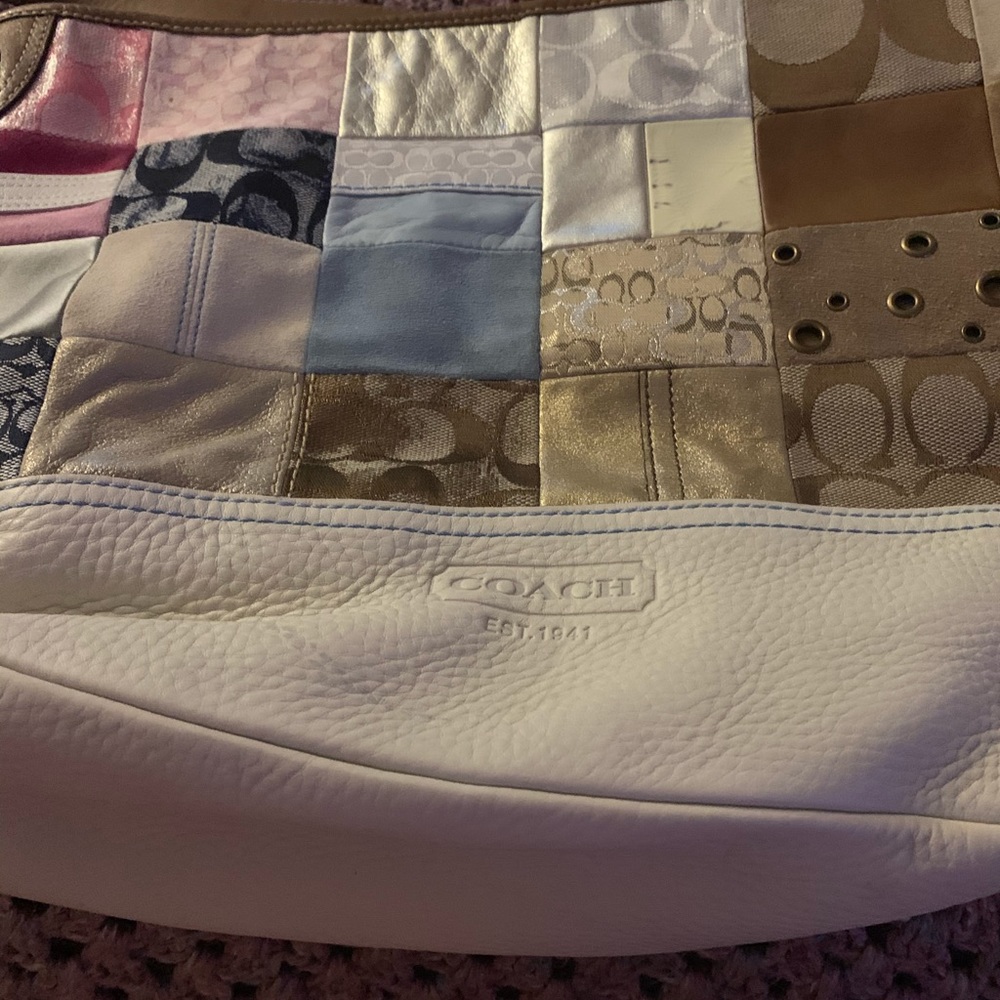 Coach patchwork bag